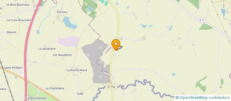 localisation de l'entreprise GAEC  DU GRAND BUISSON à CHOLET