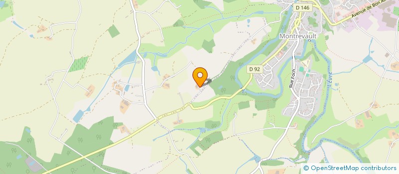 localisation de l'entreprise GAEC DU GRAND GAS à MONTREVAULT-SUR-EVRE