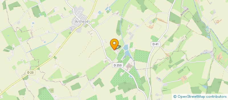 localisation de l'entreprise GAEC DU GRAND JAUNAY à ARTHEZE