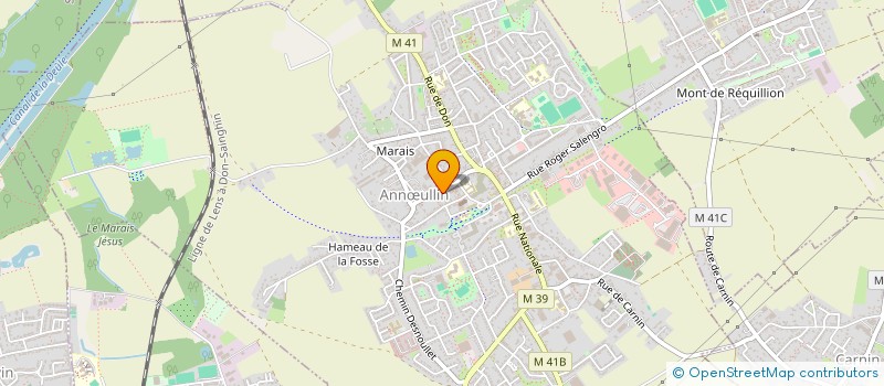 localisation de l'entreprise GAEC DU GRAND MARAIS  ANNULLIN