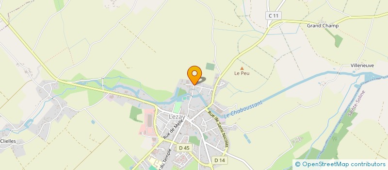 localisation de l'entreprise GAEC DU GRAND PRE à LEZAY