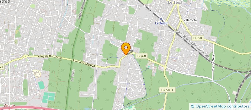 localisation de l'entreprise GAEC DU GRAND SUD  LE TEICH