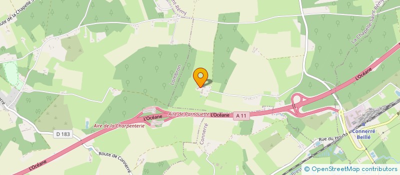 localisation de l'entreprise GAEC DU GRAND VAU  LA CHAPELLE-SAINT-REMY