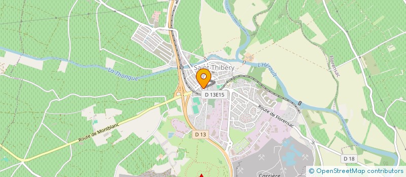 localisation de l'entreprise GAEC DU GRANGEOT DES BEAUMES à SAINT-THIBERY