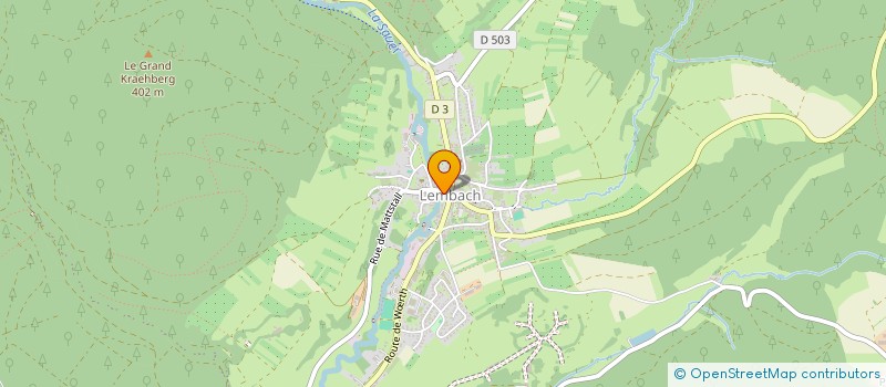 localisation de l'entreprise GAEC DU GRIBELSBOESCH à LEMBACH