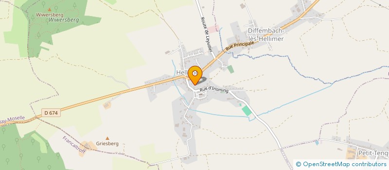 localisation de l'entreprise GAEC DU GRIESBERG à HELLIMER