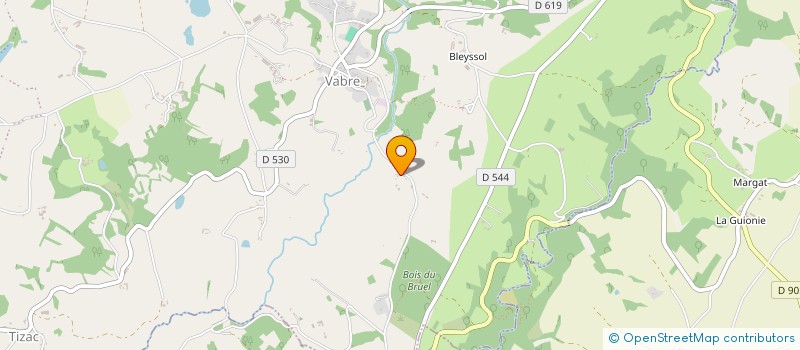 localisation de l'entreprise GAEC DU GRIFFOULAS à LE BAS SEGALA