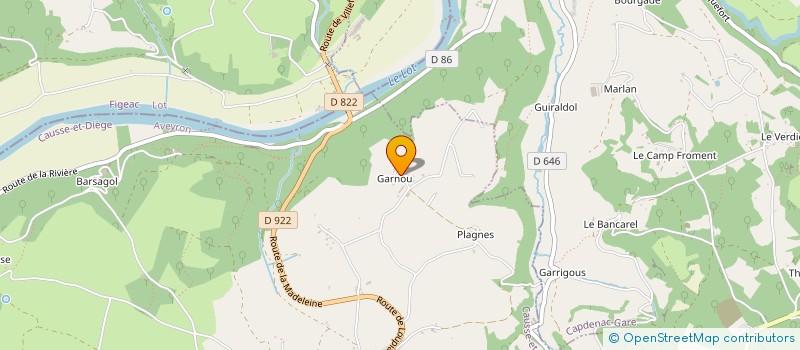 localisation de l'entreprise GAEC DU GUIRALDOL à CAPDENAC-GARE