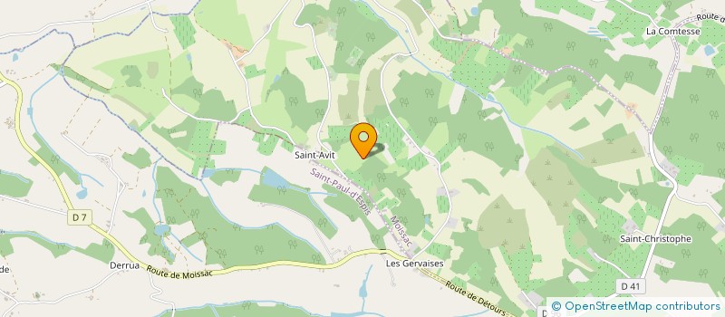 localisation de l'entreprise GAEC DU HAMEAU à MONTESQUIEU