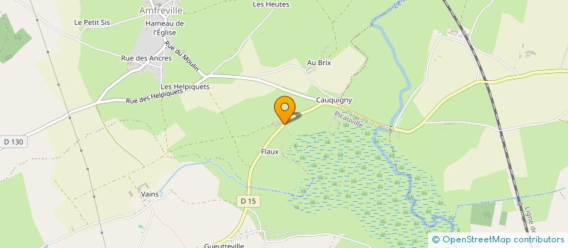 localisation de l'entreprise GAEC DU HAMEAU FLAUX à PICAUVILLE