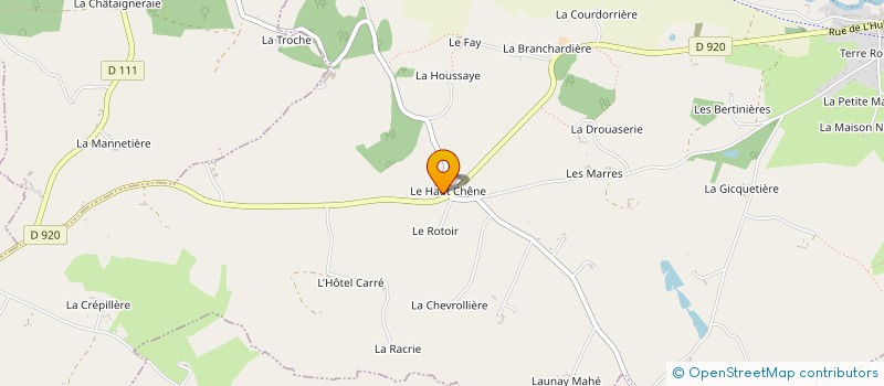 localisation de l'entreprise GAEC DU HAUT CHENE à REMALARD-EN-PERCHE