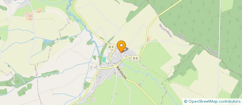 localisation de l'entreprise GAEC DU HAUT DE CHAUME  LERRAIN