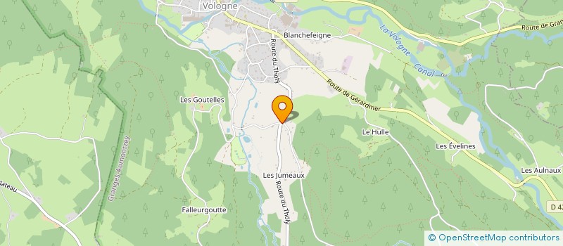 localisation de l'entreprise GAEC DU HAUT DE LA PLAINE à CHAMPDRAY