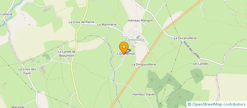 localisation de l'entreprise GAEC DU HAUT DES MONTS  TAMERVILLE