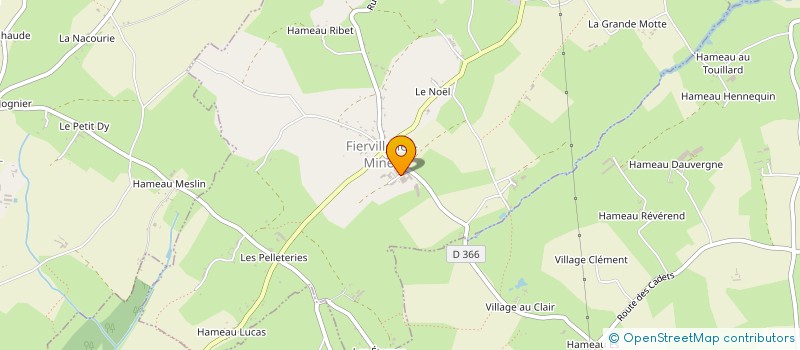 localisation de l'entreprise GAEC DU HAUT MANOIR à FIERVILLE-LES-MINES