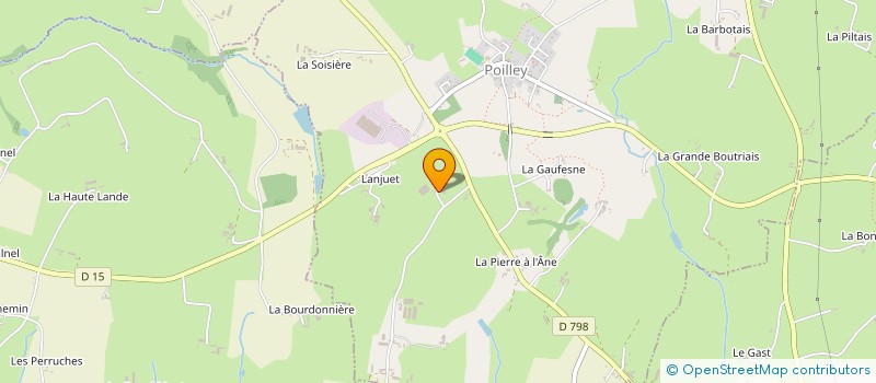 localisation de l'entreprise GAEC DU HAUT MORAND à POILLEY