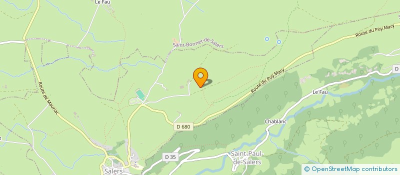 localisation de l'entreprise GAEC DU HAUT MOURIOL à SALERS