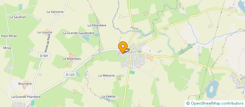 localisation de l'entreprise GAEC DU HAUTMONTCHIEN à ALEXAIN