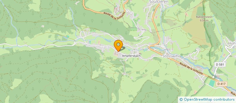 localisation de l'entreprise GAEC DU HOHNECK à STOSSWIHR