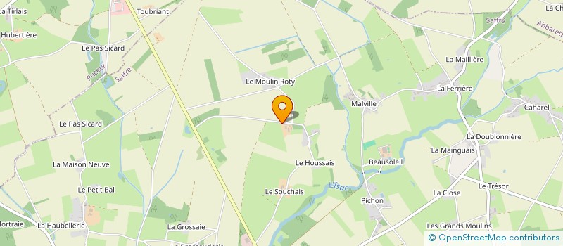 localisation de l'entreprise GAEC DU HOUSSAIS à SAFFRE