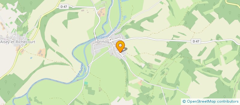 localisation de l'entreprise GAEC DU JARDIN BLIN  ORMOY