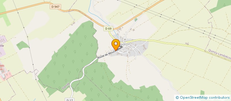 localisation de l'entreprise GAEC DU JARDINET VERT à BAALON