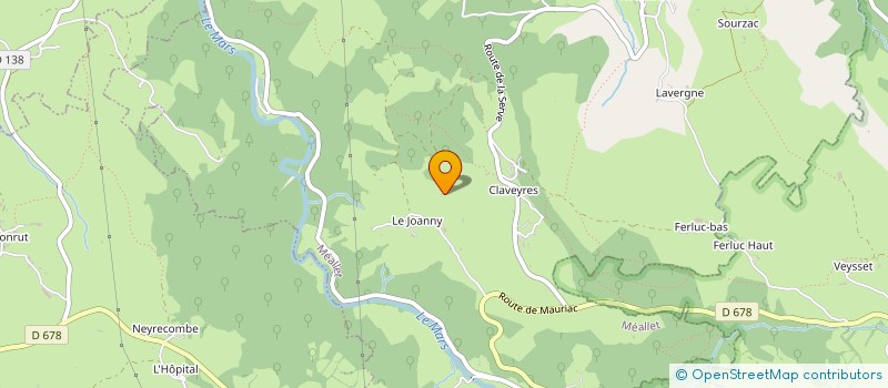 localisation de l'entreprise GAEC DU JOANNY à MEALLET