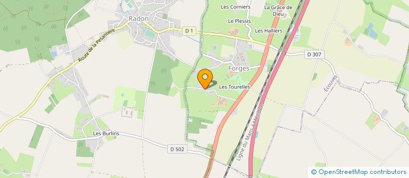 localisation de l'entreprise GAEC DU LABEL à ECOUVES