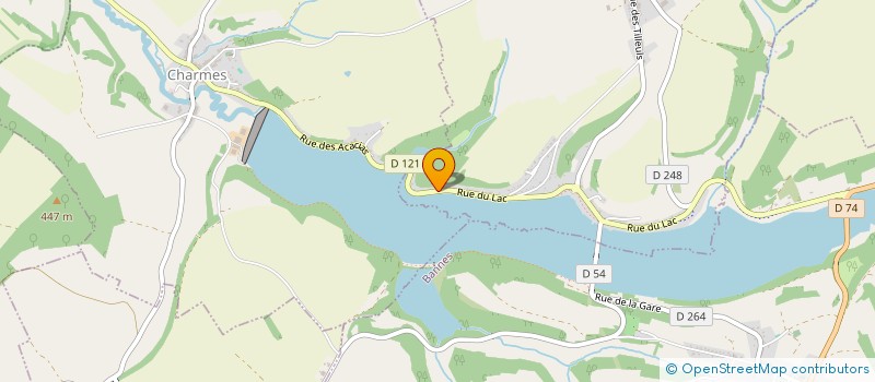 localisation de l'entreprise GAEC DU LAC à LECEY