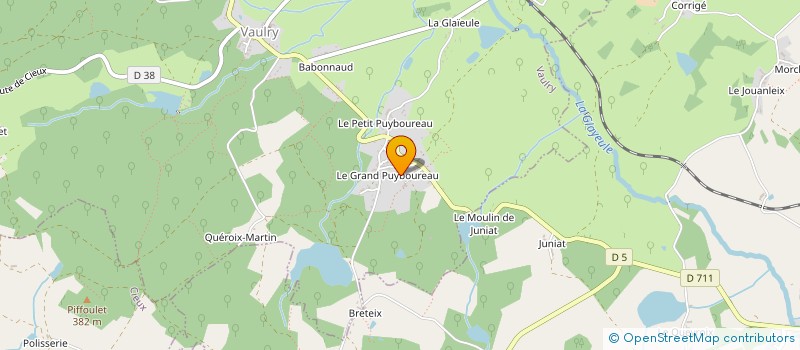 localisation de l'entreprise GAEC DU LAC à SAINT-PARDOUX-LE-LAC