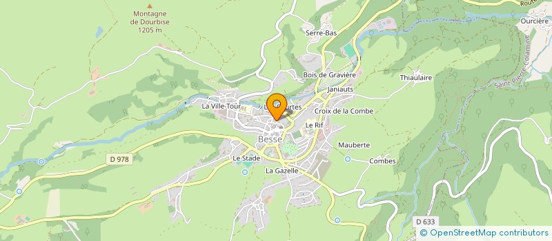 localisation de l'entreprise GAEC DU LAC PAVIN à BESSE ET SAINT ANASTAISE