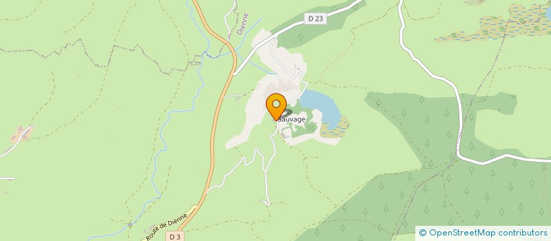 localisation de l'entreprise GAEC DU LAC SAUVAGE à DIENNE
