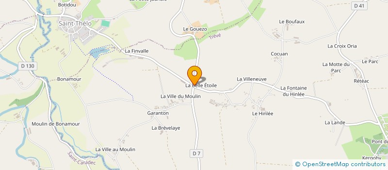 localisation de l'entreprise GAEC DU LAHRON à LOUDEAC
