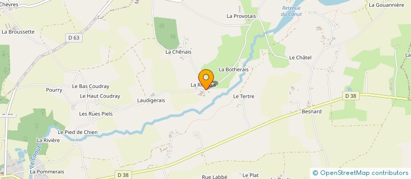 localisation de l'entreprise GAEC DU LANDIER à MAXENT