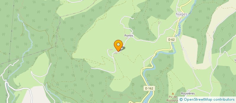 localisation de l'entreprise GAEC DU LAOUZAS à NAGES