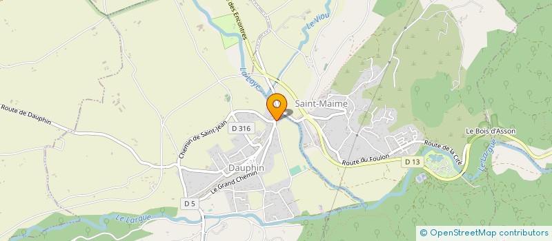 localisation de l'entreprise GAEC DU LARDEYRET à FORCALQUIER