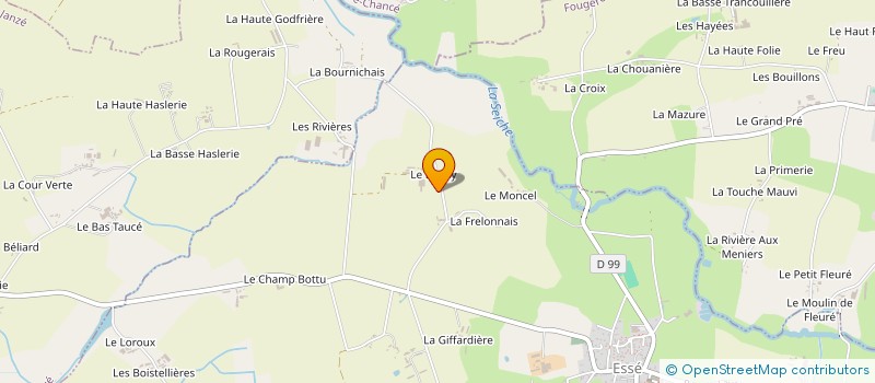 localisation de l'entreprise GAEC DU LATTAY à ESSE