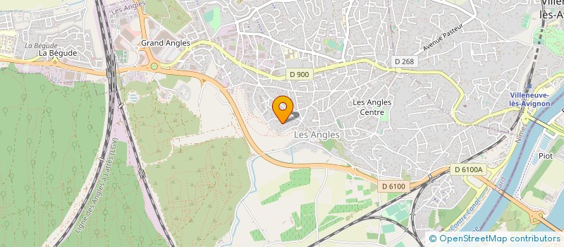 localisation de l'entreprise GAEC DU LAVOIR  LES ANGLES