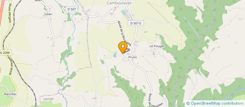 localisation de l'entreprise GAEC DU LEVADOU à CAMBOULAZET