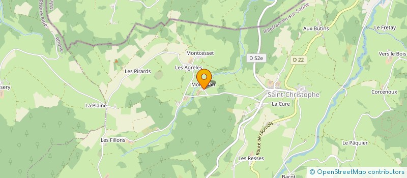 localisation de l'entreprise GAEC DU LEVAIN à DEUX-GROSNES