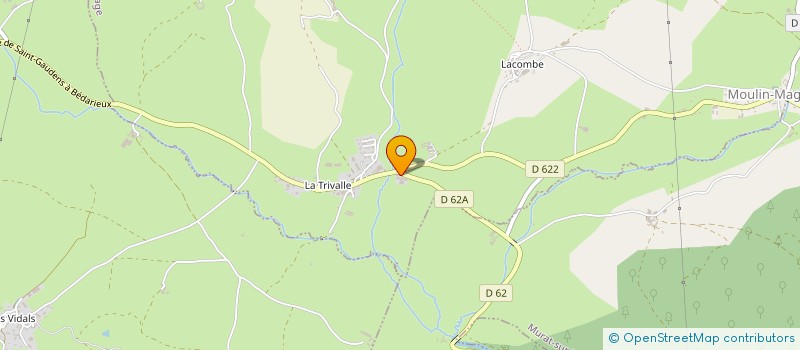 localisation de l'entreprise GAEC DU LEVANT à MURAT-SUR-VEBRE