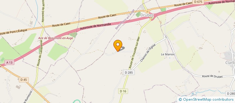localisation de l'entreprise GAEC DU LIEU LANGLOIS  REUX