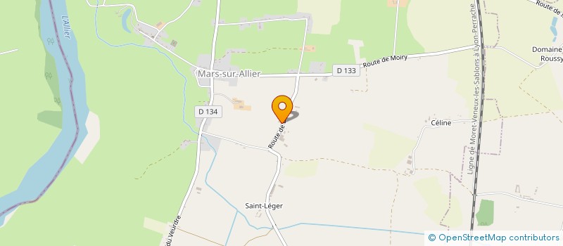 localisation de l'entreprise GAEC DU LIMONET à MARS-SUR-ALLIER