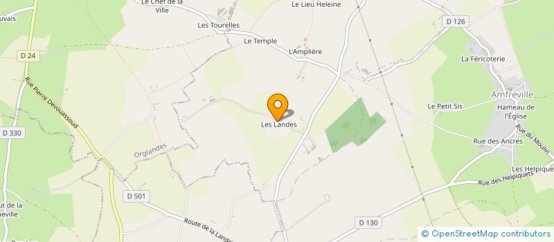 localisation de l'entreprise GAEC DU LION  PICAUVILLE
