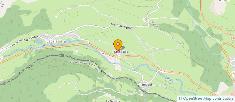 localisation de l'entreprise GAEC DU LIORAN à LAVEISSIERE