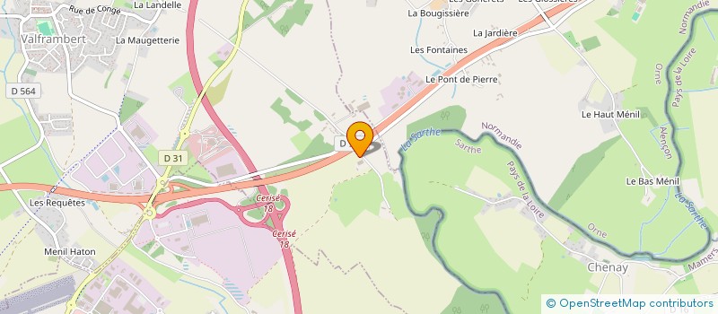 localisation de l'entreprise GAEC DU LONDEAU à VALFRAMBERT