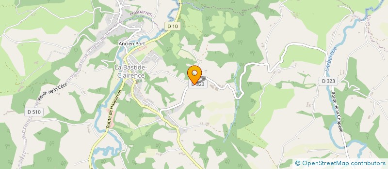 localisation de l'entreprise GAEC DU LUCQ  LA BASTIDE-CLAIRENCE