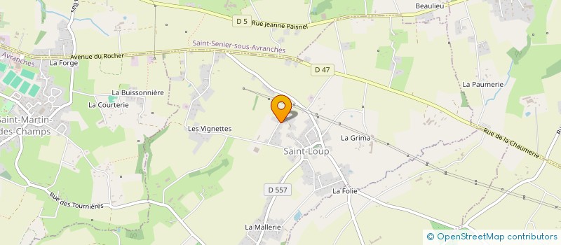 localisation de l'entreprise GAEC DU LUPEEN à SAINT-LOUP