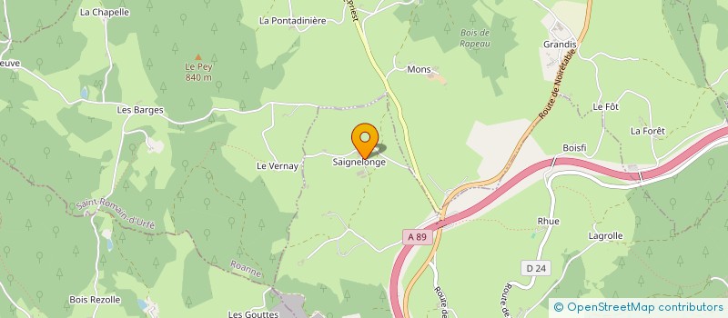 localisation de l'entreprise GAEC DU MACHABRE à CHAMPOLY