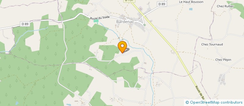 localisation de l'entreprise GAEC DU MAINE JAUVY à BARDENAC